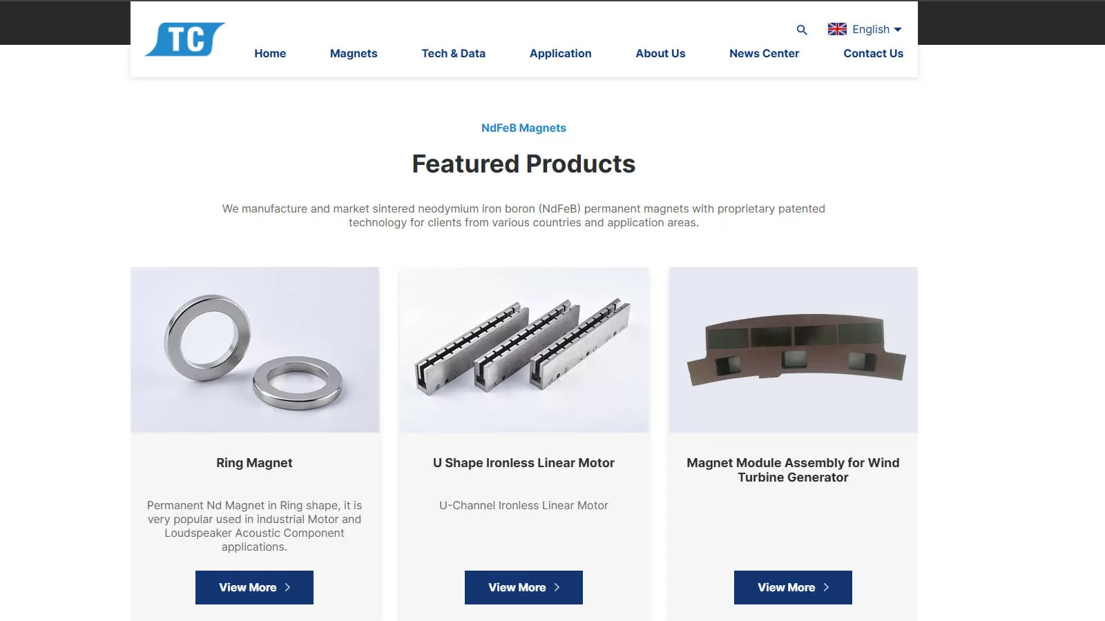 Ningbo Tongchuang Magnetic Materials Co., Ltd.